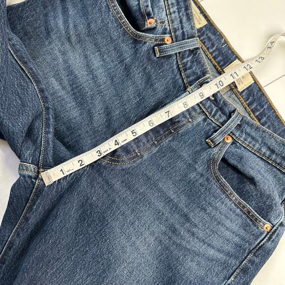 Levi's Premium Jeans Womens 29x34 Blue 501 Curve Dark Wash Button Fly Denim - Picture 13 of 16